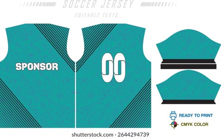 Fundo de projeto de padrão de camisa de futebol para kit de futebol, kit de futebol, bicicleta, e-sport, basquete, t-shirt modelo de maquete. Padrão de tecido. Resumo. Ilustração de vetor. 