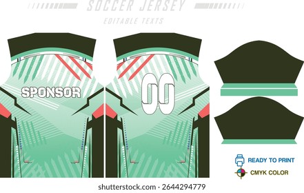Fundo de projeto de padrão de camisa de futebol para kit de futebol, kit de futebol, bicicleta, e-sport, basquete, t-shirt modelo de maquete. Padrão de tecido. Resumo. Ilustração de vetor. 