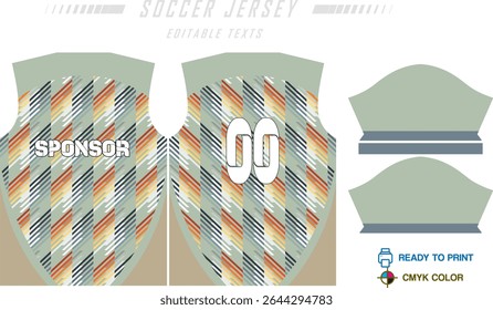 Fundo de projeto de padrão de camisa de futebol para kit de futebol, kit de futebol, bicicleta, e-sport, basquete, t-shirt modelo de maquete. Padrão de tecido. Resumo. Ilustração de vetor. 