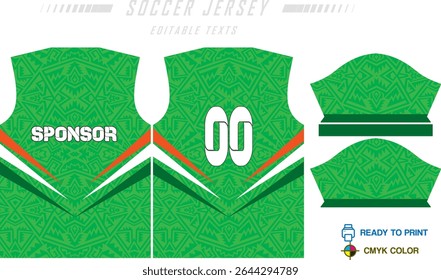 Fundo de projeto de padrão de camisa de futebol para kit de futebol, kit de futebol, bicicleta, e-sport, basquete, t-shirt modelo de maquete. Padrão de tecido. Resumo. Ilustração de vetor. 