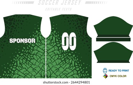 Fundo de projeto de padrão de camisa de futebol para kit de futebol, kit de futebol, bicicleta, e-sport, basquete, t-shirt modelo de maquete. Padrão de tecido. Resumo. Ilustração de vetor. 