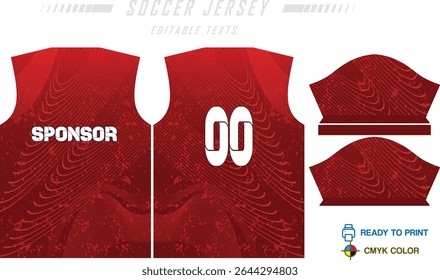Fundo de projeto de padrão de camisa de futebol para kit de futebol, kit de futebol, bicicleta, e-sport, basquete, t-shirt modelo de maquete. Padrão de tecido. Resumo. Ilustração de vetor. 