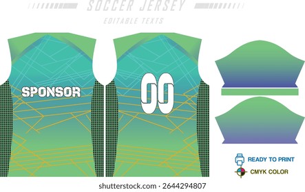 Fundo de projeto de padrão de camisa de futebol para kit de futebol, kit de futebol, bicicleta, e-sport, basquete, t-shirt modelo de maquete. Padrão de tecido. Resumo. Ilustração de vetor. 