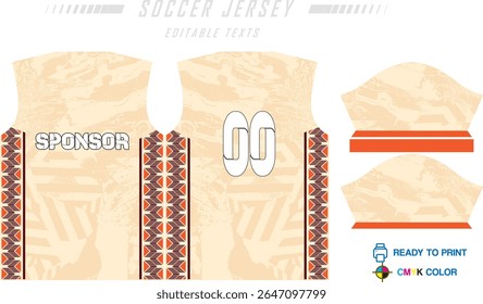 Fundo de projeto de padrão de camisa de futebol para kit de futebol, kit de futebol, bicicleta, e-sport, basquete, t-shirt modelo de maquete. Padrão de tecido. Resumo. Ilustração de vetor.