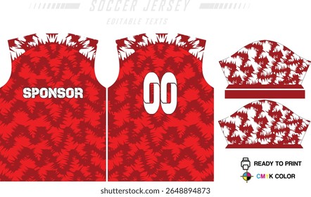 Soccer jersey pattern design background for soccer kit, football kit, bicycle, e-sport, basketball, t-shirt mockup template. Fabric pattern. Abstract background. Vector Illustration. 