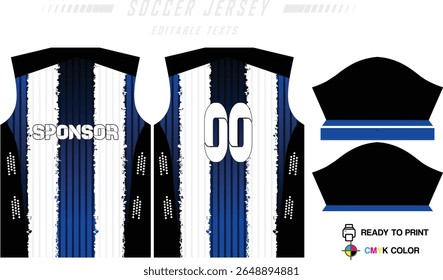 Soccer jersey pattern design background for soccer kit, football kit, bicycle, e-sport, basketball, t-shirt mockup template. Fabric pattern. Abstract background. Vector Illustration. 