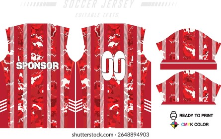 Soccer jersey pattern design background for soccer kit, football kit, bicycle, e-sport, basketball, t-shirt mockup template. Fabric pattern. Abstract background. Vector Illustration. 