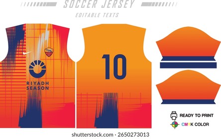 Soccer jersey pattern design background for soccer kit, football kit, bicycle, e-sport, basketball, t-shirt mockup template. Fabric pattern. Abstract background. Vector Illustration. 