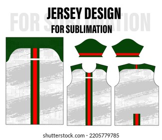 Soccer jersey pattern design.Sublimation t shirt