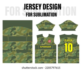 Soccer jersey pattern design.Sublimation t shirt 022