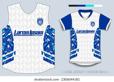 Diseño de patrón de Jersey de fútbol.sublimación de camiseta. Kit de fútbol. Jersey de baloncesto. Spott Suit