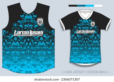Soccer Jersey Pattern Design.sublimation T Shirt. Football Soccer Kit. Basketball Jersey. Spott Suit