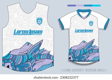 Diseño de patrón de Jersey de fútbol.sublimación de camiseta. Kit de fútbol. Jersey de baloncesto. Spott Suit
