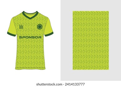 Diseño de patrón de jersey de fútbol. Camisa de sublimación. Juego de fútbol. Jersey de básquetbol.