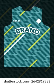 Fußball-Trikot-Muster, Sport-Muster, Sport-Trikot, abstrakter Hintergrund für Trikot, modernes Muster, abstraktes Muster-Trikot, Sublimation