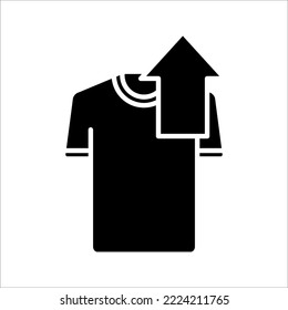 soccer jersey shirt icon on white background