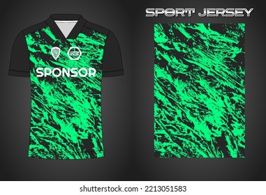 Soccer jersey sport shirt design template