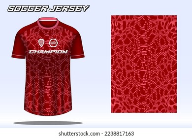 Soccer jersey sport t-shirt design mockup for football club 05