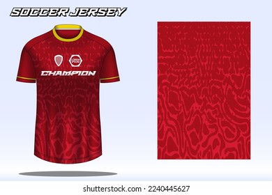 Soccer jersey sport t-shirt design mockup for football club 14