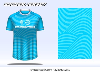 Soccer jersey sport t-shirt design mockup for football club 07