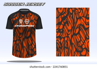 Soccer jersey sport t-shirt design mockup for football club 10