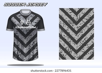 Soccer jersey sport t-shirt design mockup for football club