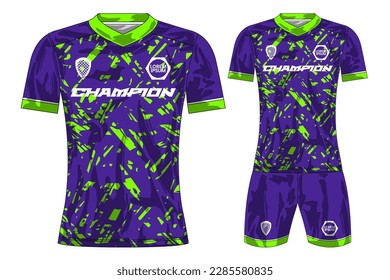 Soccer jersey sport t-shirt design mockup for football club