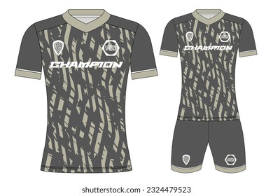 Soccer jersey sport t-shirt design mockup for football club