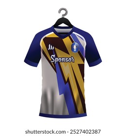 Jersey de fútbol sublimación maqueta camiseta ropa