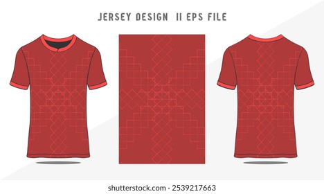 Soccer jersey sublimation print sport t shirt design