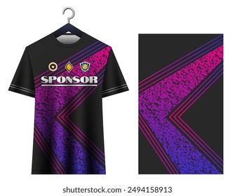 Soccer jersey template design for football. Jersey sport mockup.
