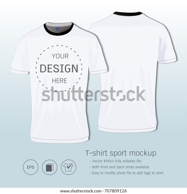 Soccer Jersey Template Football Club Sportswear Stock Vector