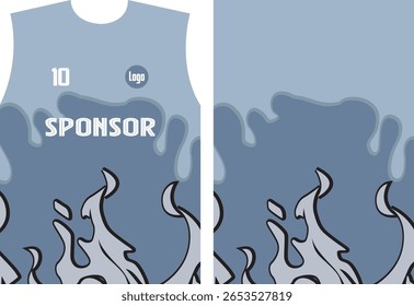 Soccer Jersey Template only front part
