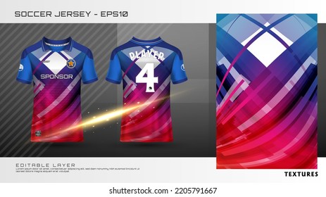 Soccer jersey template. jersey printing and sublimation designs for soccer teams