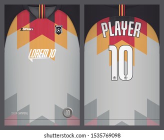 Soccer jersey template sport t shirt design