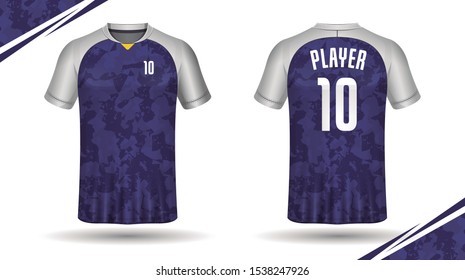 Soccer jersey template sport t shirt design