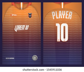 Soccer jersey template sport t shirt design