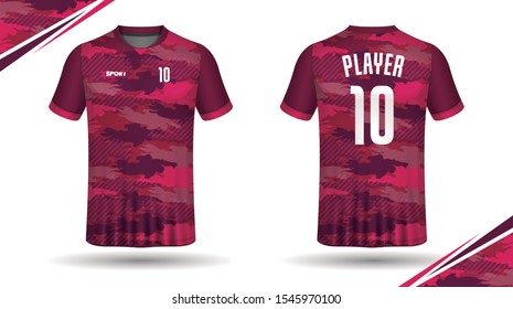 Soccer jersey template sport t shirt design