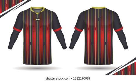 Soccer jersey template sport t shirt design