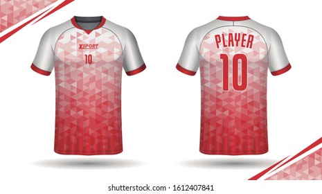 Soccer jersey template sport t shirt design