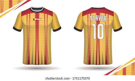 Soccer jersey template sport t shirt design