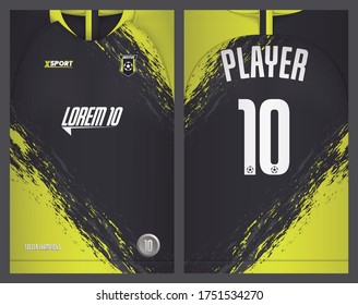 Soccer jersey template. sport t shirt design