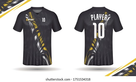 Soccer jersey template. sport t shirt design
