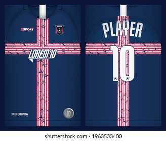 Soccer jersey template sport t shirt design