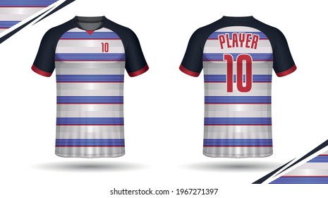 Soccer jersey template sport t shirt design