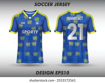 Modelo de camisa de futebol esporte t shirt design