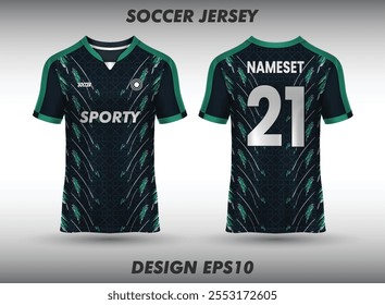 Soccer jersey template sport t shirt design