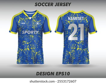 Soccer jersey template sport t shirt design