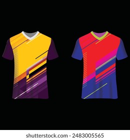 Soccer jersey template, Style, Design football kit uniform or activewear and gym clothes, For your custom made team or any occasion, Everything is edible, resizable and color change.