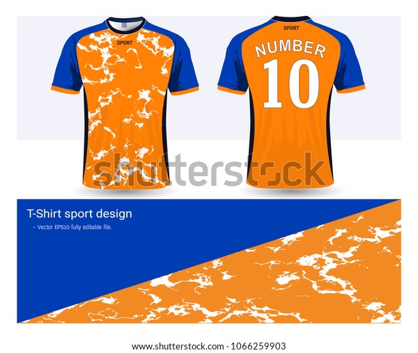Download Soccer Jersey Tshirt Sport Mockup Template 스톡 벡터(로열티 프리 ...